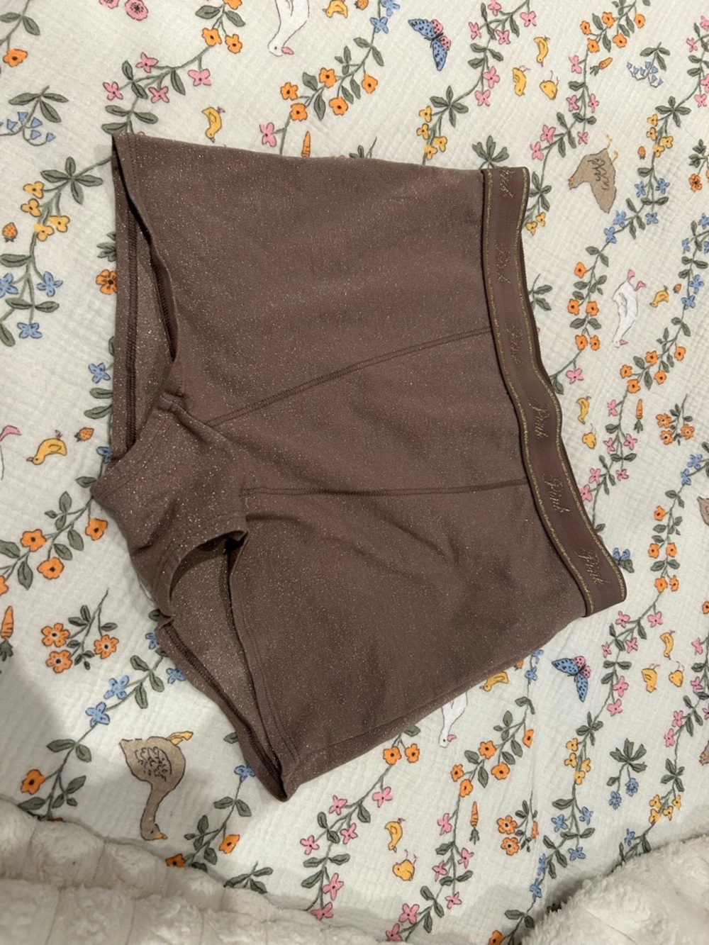 Victoria’s Secret PINK Shimmer Boyshort Panties Women’s XS